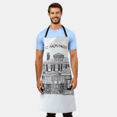 Custom apron design with a house schürze (Getragen)