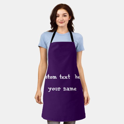 Custom Apron Personalized Name Logo Kitchen Gift Schürze (Getragen)