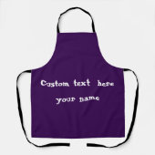 Custom Apron Personalized Name Logo Kitchen Gift Schürze (Vorderseite)