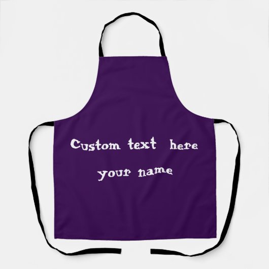 Custom Apron Personalized Name Logo Kitchen Gift Schürze (Vorderseite)