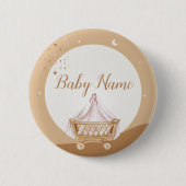 Custom Aqiqah Celebration Button Baby Dusche Gefal (Vorderseite)