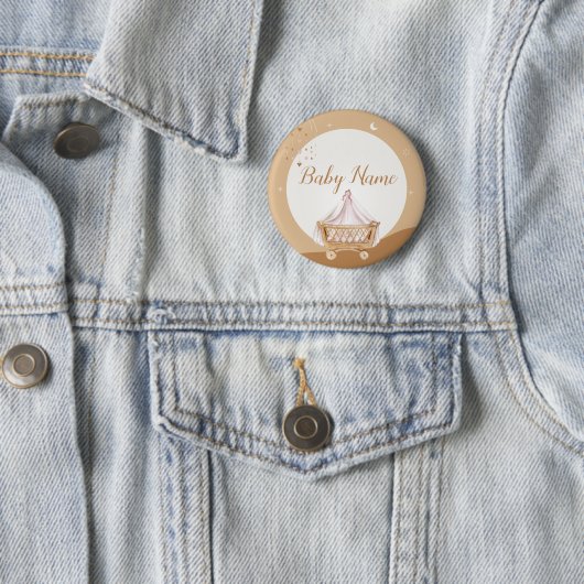 Custom Aqiqah Celebration Button Baby Dusche Gefal (Beispiel)