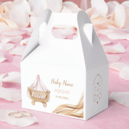 Custom Aqiqah personalisiert Islamische Babydusche Geschenkschachtel