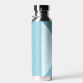 Custom Aqua Aquamarin Seafoam Ozean Blau Farbe Trinkflasche (Rechts)