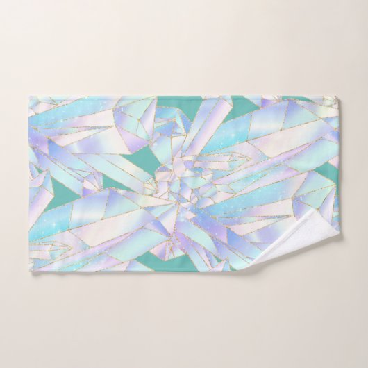 CUSTOM AQUA CRYSTAL BADEZIMMER TOWEL SET (Handtuch)