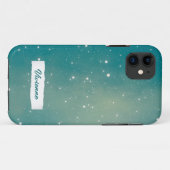 Custom Aquamarin Aqua Blue iPhone Case (Rückseite (Horizontal))