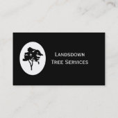 Custom Arborist Tree Services Visitenkarte (Rückseite)