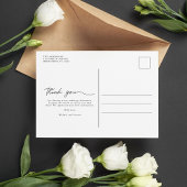 Custom Arch Foto Wedding Vielen Dank Postkarte