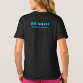 Custom Archery School Club Name T-Shirt (Rückseite)
