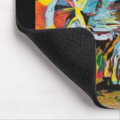 Custom Art Cat and Mouse Pad Mousepad (Ecke)