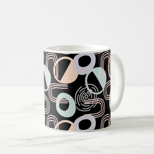 Custom Art Deco Kaffeetasse (VorderseiteRechts)