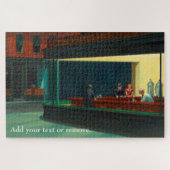 Custom Art, "Nighthawks" von Edward Hopper, 1942. Puzzle (Horizontal)