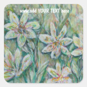 Custom Art Square Stickers (Vorderseite)