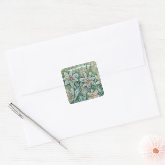 Custom Art Square Stickers