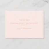 Custom Artisan Bakery Business Card with Cake Visitenkarte (Rückseite)