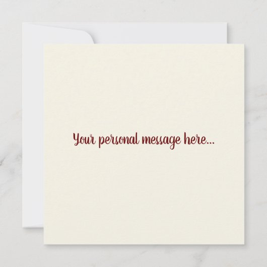 Custom Artist NAME - Art Classe Lehrkarte Einladung (Rückseite)