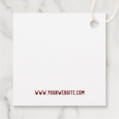 Custom Artist NAME - Kunstlehrermesse Geschenkanhänger (Rückseite)