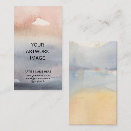 Custom Artist Visitenkarte