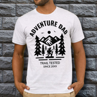 Custom Ash Gray Adventure Vater Trail getestet T-Shirt
