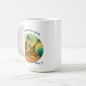 Custom Ästhetik Moderne Japan Lucky Goddess Kaffeetasse (Vorderseite Links)