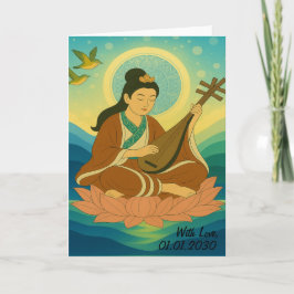 Custom Ästhetik Moderne Japan Lucky Goddess Karte