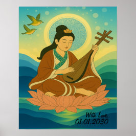 Custom Ästhetik Moderne Japan Lucky Goddess Poster