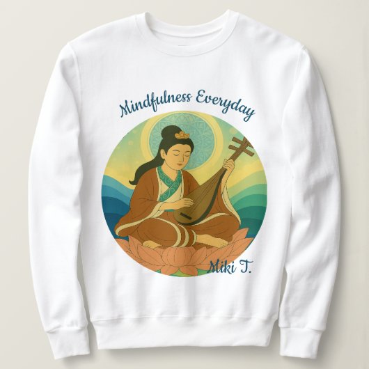 Custom Ästhetik Moderne Japan Lucky Goddess Sweatshirt (Design vorne)