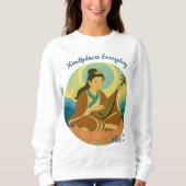 Custom Ästhetik Moderne Japan Lucky Goddess Sweatshirt (Vorderseite)