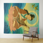Custom Ästhetik Moderne Japan Lucky Goddess Wandteppich (Beispiel (Horizontal))