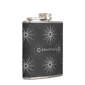 Custom Astrologie Zodiac Personalisiert Hip Flask Flachmann (Rechts)
