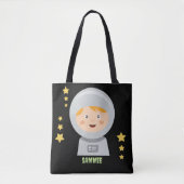 Custom Astronaut Halloween Trick Leckerei Tasche (Vorderseite)