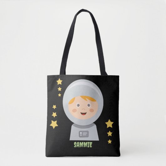 Custom Astronaut Halloween Trick Leckerei Tasche (Vorderseite)
