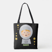 Custom Astronaut Halloween Trick Leckerei Tasche (Rückseite)