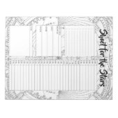 Custom Astronomy Daily Planer Organiser Notizblock (Vorderseite)