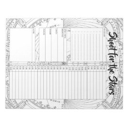 Custom Astronomy Daily Planer Organiser Notizblock