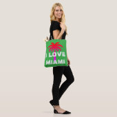 Custom attractive vibrant I love Miami Green Tasche (Am Model)