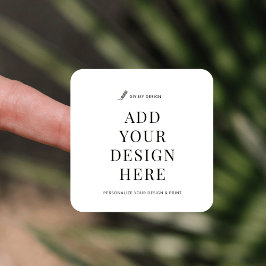 Custom Aufkleber Printing 1,5" Square Product Labe