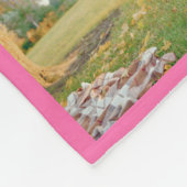 Custom Aunt Photo Throw Gift with Kids Names Fleecedecke (Ecke)