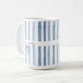 Custom Auntie Name Baby Announcement Gift For Aunt Kaffeetasse (Vorderseite Links)