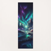 Custom Aurora Fantasy Yoga Mat – Mystical Mountain Yogamatte (Vorderseite)