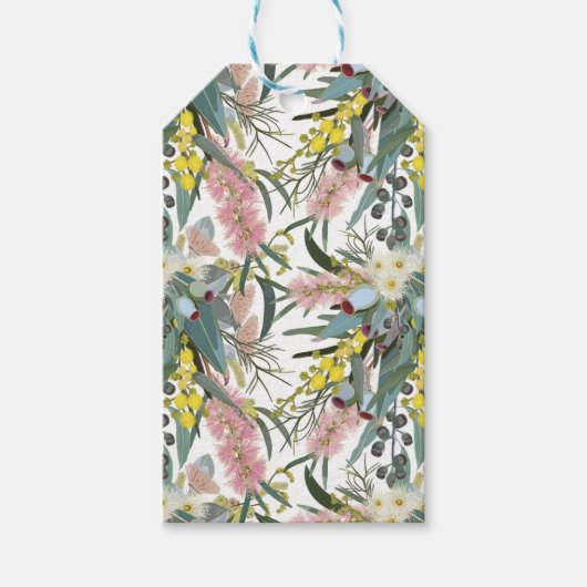 Custom Aussie Native Bush Blooms Geschenkanhänger (Vorderseite)