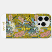 Custom Aussie Native Bush Blooms Mustard Yellow Case-Mate iPhone Hülle (Rückseite (Horizontal))