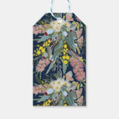 Custom Aussie Native Bush Blooms Royal Blue Geschenkanhänger (Vorderseite)