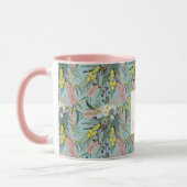 Custom Aussie Native Bush Blooms Summer Blue Tasse (Links)