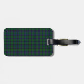 Custom Austin Tartan Kariert Luggage Tag Gepäckanhänger (Rückseite horizontal)