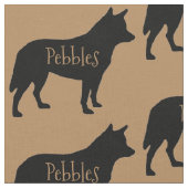 Custom Australian Cattle Dog Breed Fabric Stoff (Nahaufnahme)