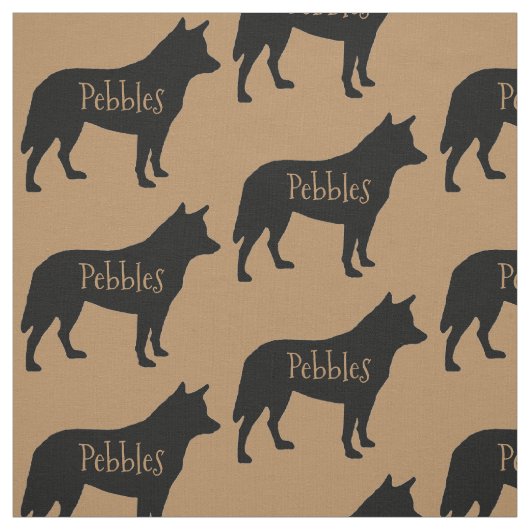 Custom Australian Cattle Dog Breed Fabric Stoff (Muster)