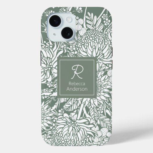 Custom Australian Country Garden - Fläche Case-Mate iPhone Hülle (Rückseite)