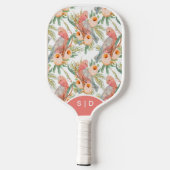 Custom Australian Galah Floal Pickleball Paddle (Rückseite)