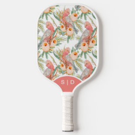 Custom Australian Galah Floal Pickleball Paddle